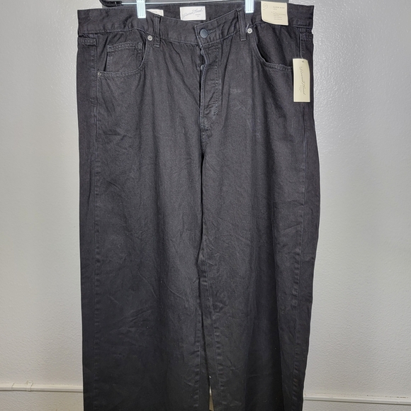 Universal Thread Women's Mid-rise  Relaxed Hip & Thigh Super Wide Leg Jeans Sz17 - Picture 1 of 9